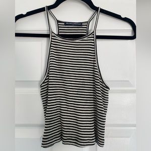 Brandy Melville Striped Razor Tank Top